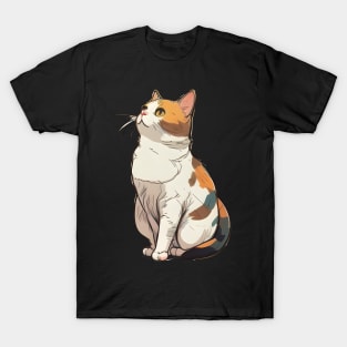 Cat Cute Thinking - I Love My Funny Cat T-Shirt